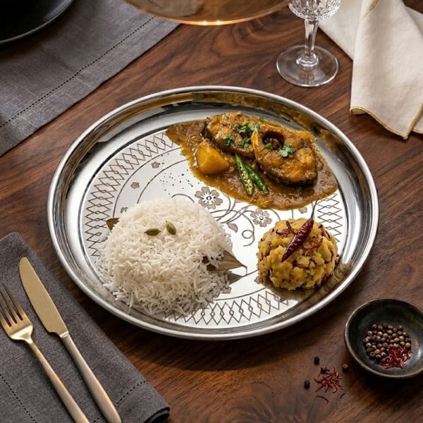 Alternative view of 8 Piece Stainless Steel 304 Food Grade Dinner Plate